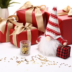 Gold Glitter Stars, 6mm Confetti, Wedding Festival Decor