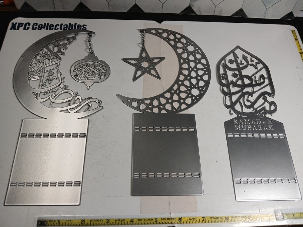 Ramadan Decorations for Home 2025 Eid Mubarak Metal Kareem Signs Islamic Musl…