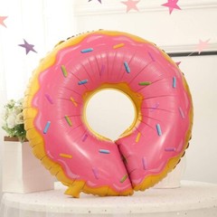 Pink Donut Shape Foil Balloon for Sweet Celebrations Mylar Balloon Decor New