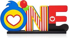 Plim Plim One Letter Sign Wood Table Centerpiece 1pcs Circus Clown Plim Plim The