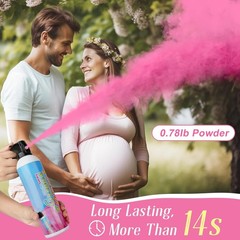 Merear Large Gender Reveal Fire Extinguisher 2 Packs Blue+2 Packs Pink=4packS