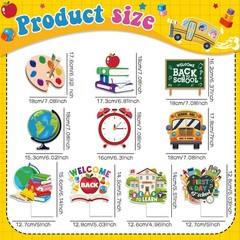 Back to School Decorations – Watch Out Preschool Banner, Hanging Swirls and H…
