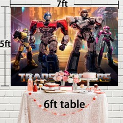 Transformers One 2024 Party Supplies Birthday Decorations Backdrop Banner 7x5ft