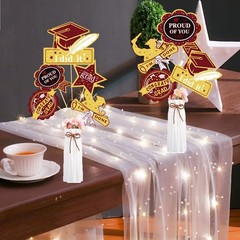 Graduation Party Decorations Maroon Gold 2025/burgundy Gold Graduation Table Dec