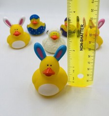 12 Easter Rubber Ducks 2″ x 2″ Bunny Sheep Egg Ducks