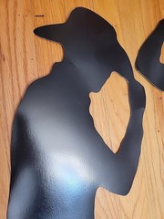 Cowboy Paper Silhouettes Decor-2pc, 35 and 37 inches, Black Wonder Junction VBS