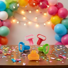 5Pcs Colorful Balloon Tie Tool, Party Supplies knotting tool Column Arch, Bal…