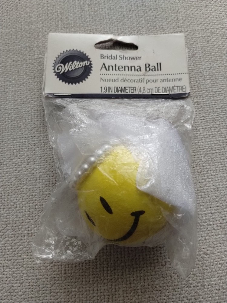 Wilton Bridal Shower Antenna Ball Smile Face