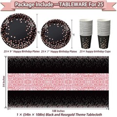 Luxury Birthday Decor Set with Sash & Tiara