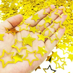 Confetti Star Glitter Table Scatter Metallic Birthday Wedding 2 Size Gold