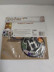 Harry Potter Birthday Party Decorations 6 Ft. Banner & 12 Pc Swirl Decorations