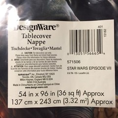 Lot Of 8 Star Wars Edisode VII Tablecover 54”x96” Size New In Package
