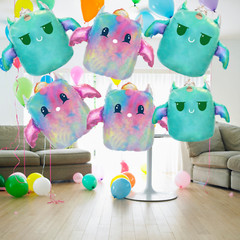 6 Cute Squish Plushies balloon party birthday supplies decoration happy theme
