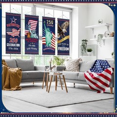 Durable Polyester 250th Anniversary Porch Banners – Eye-Catching Displays