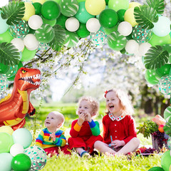 Dinosaur Birthday Party Decorations Supplies, Dinosaur Balloons Arch Garland Kit