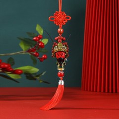 Chinese Peking Opera Character Knot Hanging Pendant Gift Specialty Ethnic Crafts