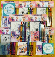 (Quantity 20)Choose your Theme Party Favor Coloring Packs (Any Theme) MESSAGE US