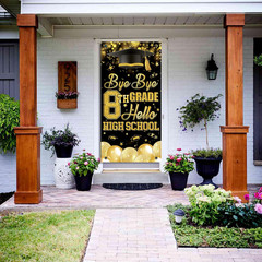 8TH Grade Graduation Decorations 2026, 8TH Grade Graduation Door Cover, Bye Bye