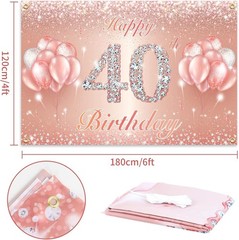 Charming 4x6ft Birthday Backdrop – Stunning Decor for Indoor & Outdoor Events