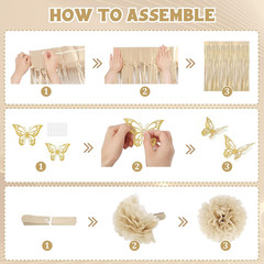 White and Gold Birthday Decorations for Women Girls, Gold White Sand Confetti Me