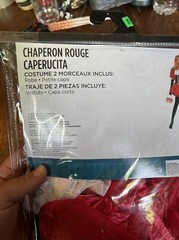 Red Riding Hood Costume Womans Medium 6-8