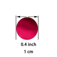 Burgundy Foil Metallic Round Table Confetti Circle Dot Mylar Table Scatter Co…