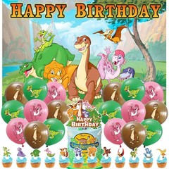 The Land Before Time Party Supplies Set Balloons Cake Toppers Banner