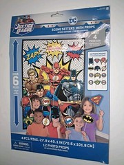 Justice League DC Scene Setters with Props Wall Decoration Party Birthday Kit