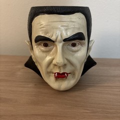 DRACULA ASHLAND HALLOWEEN TABLETOP PLANTER POT DECOR DECORATION NEW SPOOKY BOWL