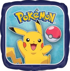 9th Party Supplies 7pc Pikachu Foil Balloon Bouquet Decorations