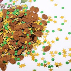1500 PCS Football Confetti Table Baby Shower Birthday Sport Party Supplies