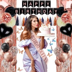 Luxury Birthday Decor Set with Sash & Tiara