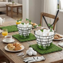 Golf Party Table Decorations Centerpieces Set with 2 Metal Golfing Basket 50 …