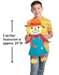Like a Christian Pumpkin Religious Fall Scarecrow Scene Bulletin Board Set #052