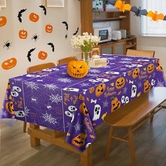 OHOME Decorations – Disposable Plastic Tablecloth | Party Decorations Halloween