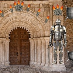 30 Medieval Party Decorations – 6ft Armor Knight Cutouts, Torch Props & Shields
