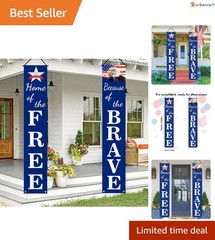 All-American Patriot Decor Banner Set – Festive Outdoor & Indoor Celebrations