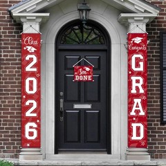 3 Pieces 2026 Graduation Party Decorations Graduation Porch Sign Class of 202…