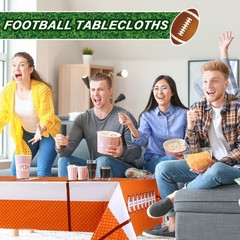Preboun 10 Pcs Sports Tablecloths Birthday Party Decoration Green Tablecloth …