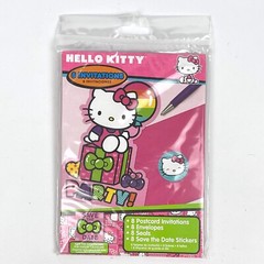 NEW Sanrio Hello Kitty Set of 8 Party Invitations Set Includes Postcards & More