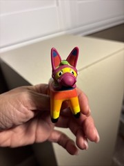 Vintage Miniature Donkey Piñata Multi color Plastic Dollhouse China
