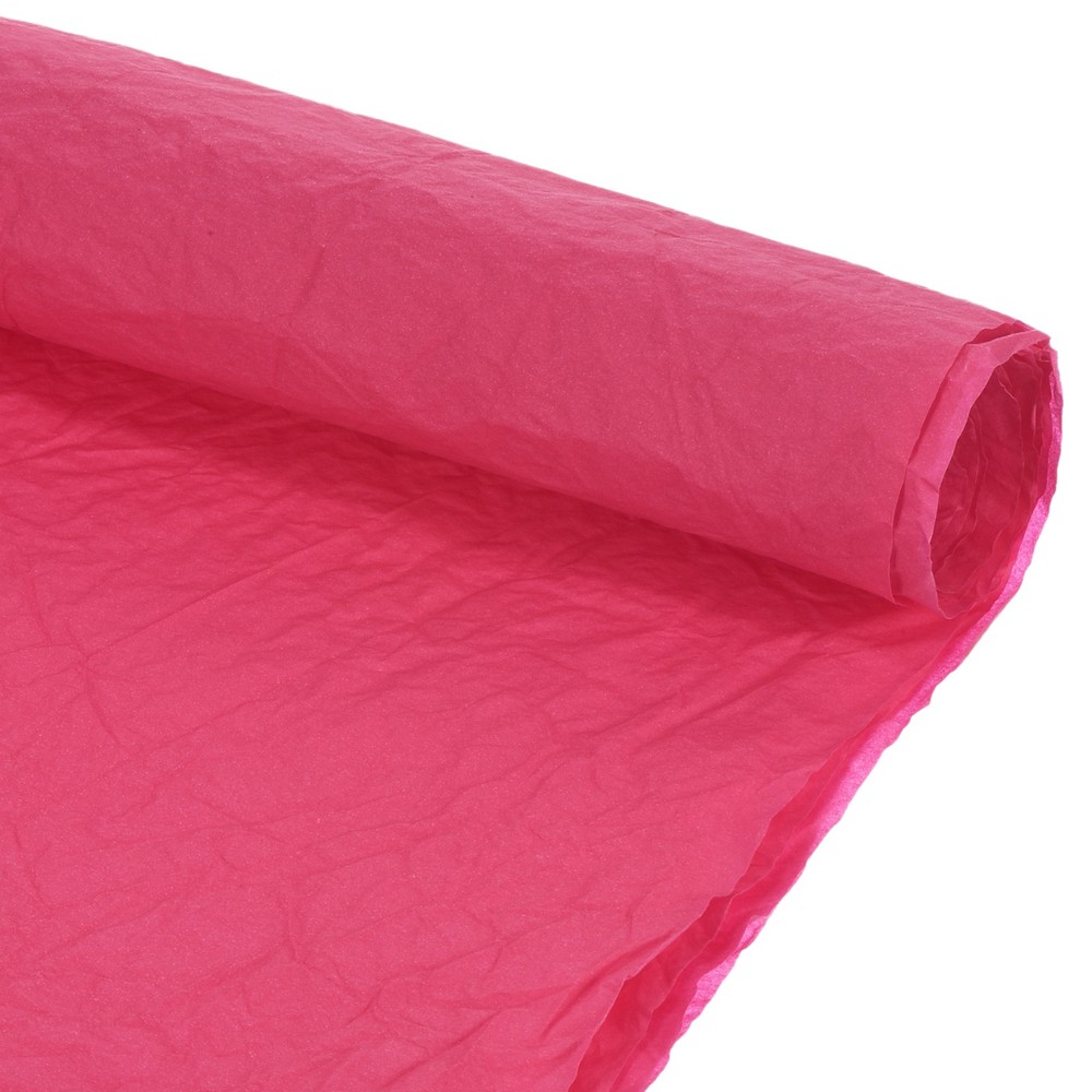 Crepe Paper Roll 1.6ft Long 20.5 Inch Wide for Wedding Decor,Dark Pink 5pcs
