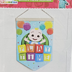 Cocomelon Hanging Wall Banner Play Time Great For A Birthday Party Backdrop Fun
