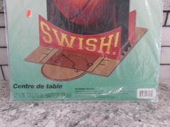 Hallmark Party Express Tabletop Basketball Centerpiece, Birthday Party, Sealed,