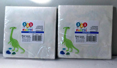 Party Pack 86 Piece Dinosaur Theme Plates Napkins Table Cover Banner & more NEW