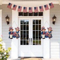 Patriotic Front Door Decorations for 250th Anniversary Memorial Day Decor