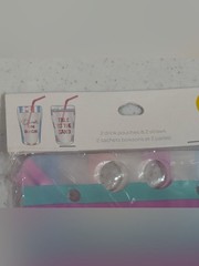 NEW Claire’s Drink On Deck Pastel Beach Cup Party Straws ~ 10 Total