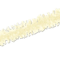 Tissue Festooning Party Accessory, 1 count, Ivory, 300″L x 3″W