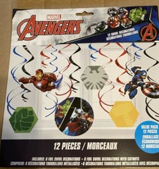 Marvel Avengers Party Supplies Banner Table Decor Loot Bags MORE New! Free Ship!