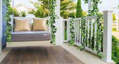 Artificial Ivy Vines Ivy Garland 2Pcs 74.8inch Fake Vines Hanging Plants with
